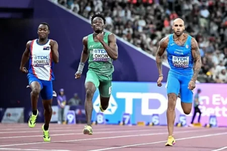 Nigeria’s Okon, Ajayi sprint into 100m semi-final at World Athletics Championships
