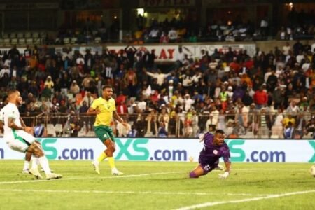 South Africa hold Super Eagles to 1-1 draw, leave Nigeria facing World Cup exit